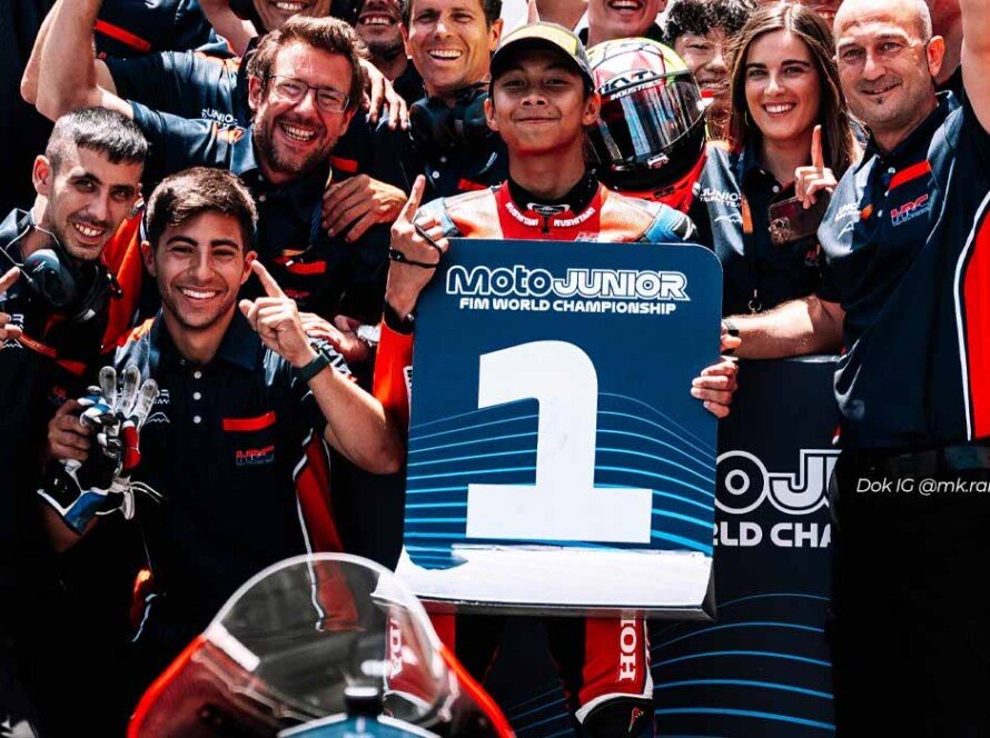 Kiandra Ramadhipa, Tembus 5 Besar Klasemen Moto3 Junior World Championship