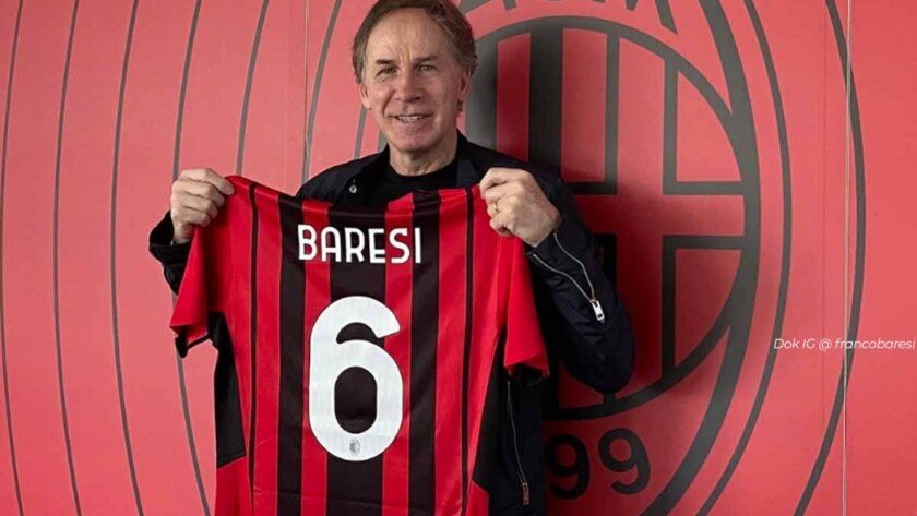 Legenda AC Milan, Franco Baresi Meninggal Dunia
