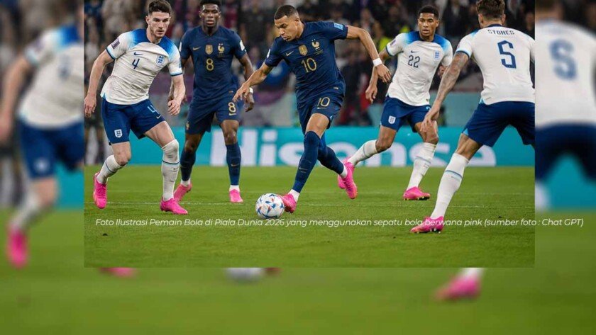 Piala Dunia 2026 Sepatu & Jersey Pink, Dipakai Mbappe hingga Haaland