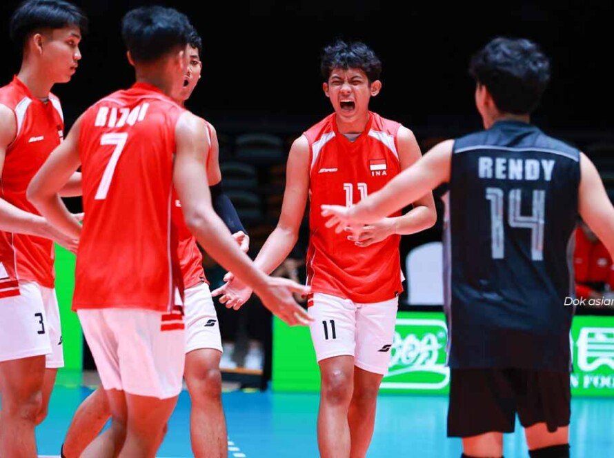 Timnas Voli Menang atas Hong Kong di AVC Boys U-18 - iMSPORT.TV