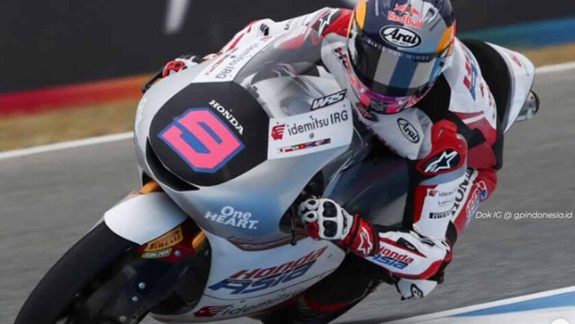 Veda Ega Pratama Tercepat di Practice Moto3 Jerman 2026, Honda Team Asia Kamu Hebat