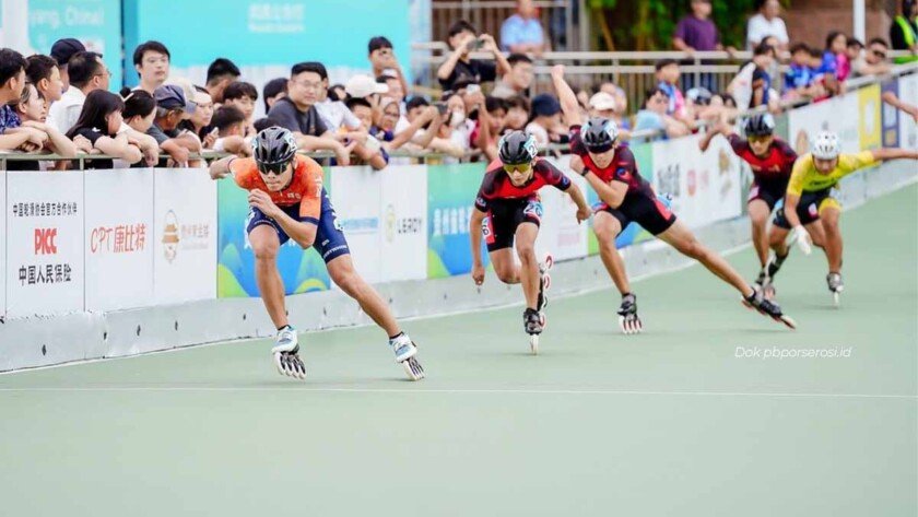 Atlet Sepatu Roda Indonesia Borong Medali di China dan Jakarta