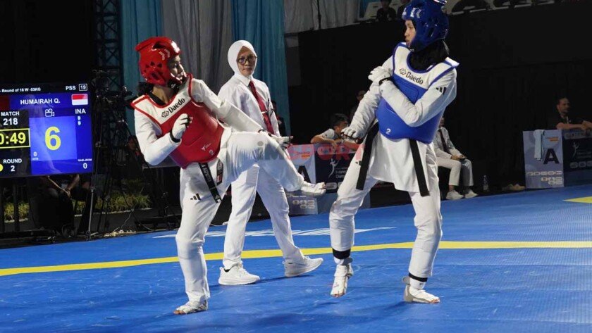 Perkasa! Indonesia Pimpin Klasemen 8th Asian Taekwondo Indonesia Open Championship 2026