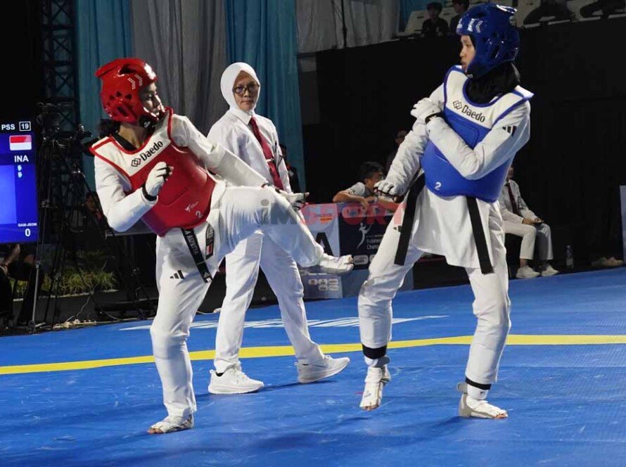 Perkasa! Indonesia Pimpin Klasemen 8th Asian Taekwondo Indonesia Open Championship 2026