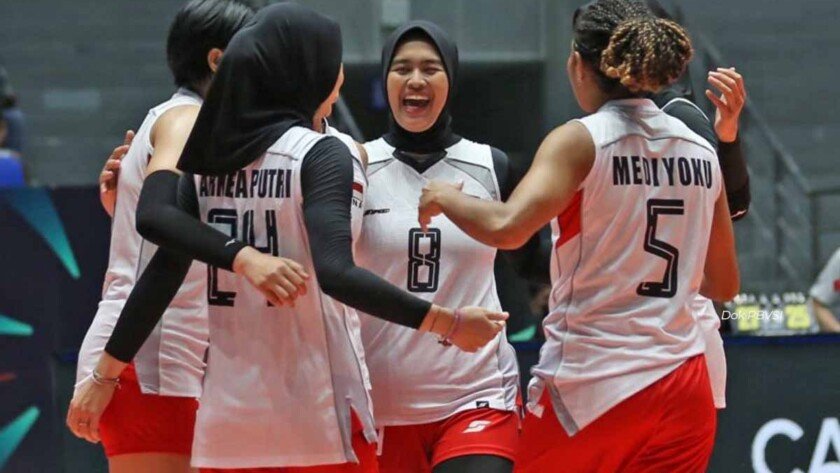 SEA V Cup Putri 2026 Indonesia Tutup Putaran Pertama dengan Kemenangan, Tekuk Filipina 3-1