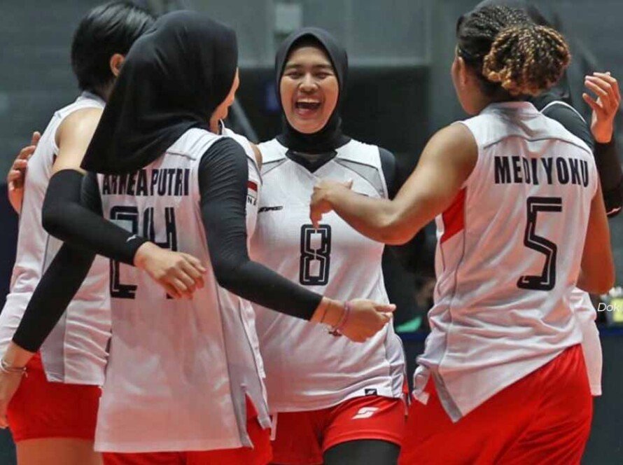 SEA V Cup Putri 2026 Indonesia Tutup Putaran Pertama dengan Kemenangan, Tekuk Filipina 3-1