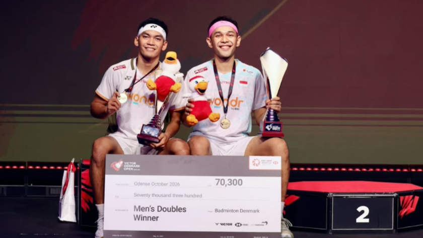 Fajar/Fikri Juara Denmark Open 2026, Kekalahan di Asian Games Terbayar